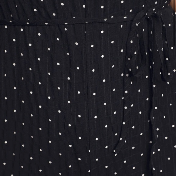 Lulus Charming Ways Black White Polka Dot Culotte Jumpsuit Small - Picture 7 of 15